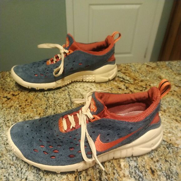 Nike Free Run Trail Men's Thunder Blue Running Shoes Sneakers CW5814-400 Sz 8.5 - Picture 4 of 12